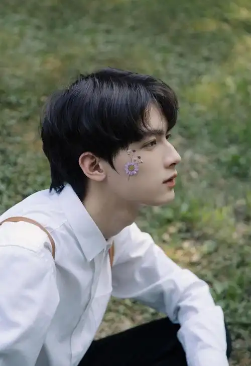 抖音网络红人陈鹤一帅气阳光迷人衬衫写真