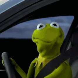 青蛙开车大眼睛上车gif动图_动态图_表情包下载_soogif