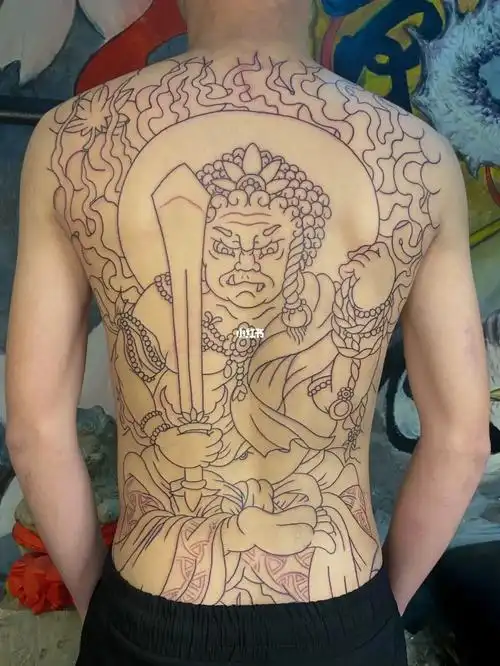 湛江纹身店  #湛江纹身师  #我的纹身分享  #不动明王纹身  #不动