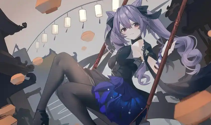 原神刻晴高清图片桌面壁纸_刻晴电脑壁纸_三千图片网