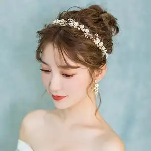 新娘头饰超仙森系图片