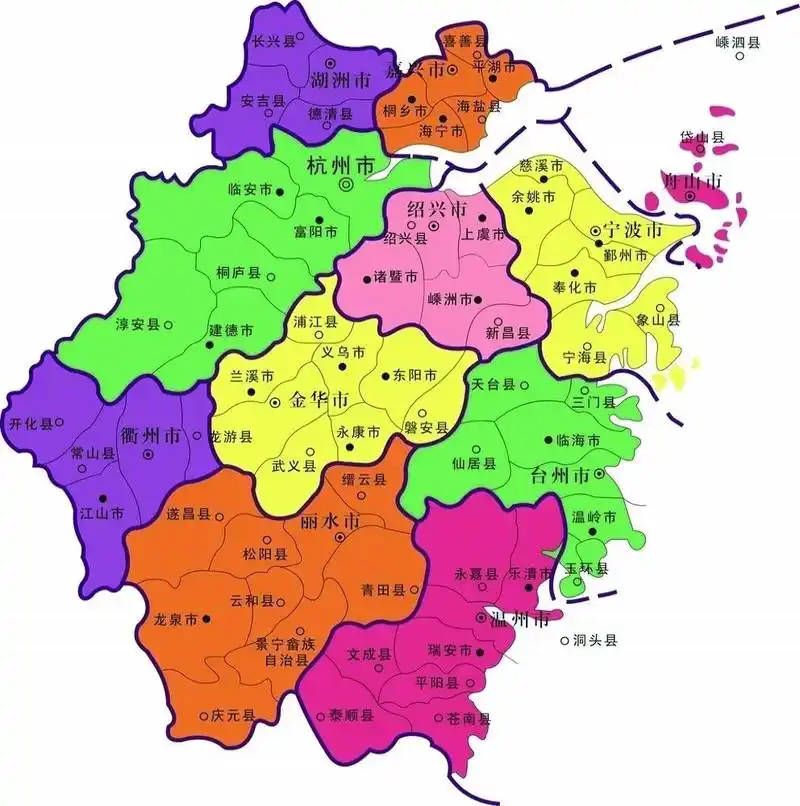 浙江有多少个地级市(浙江各市行政区划) - 青木春