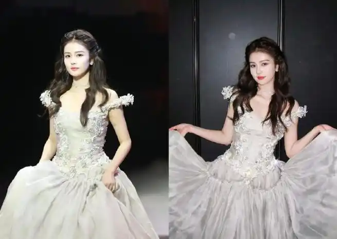 白鹿以爱为营婚纱造型拍摄路透