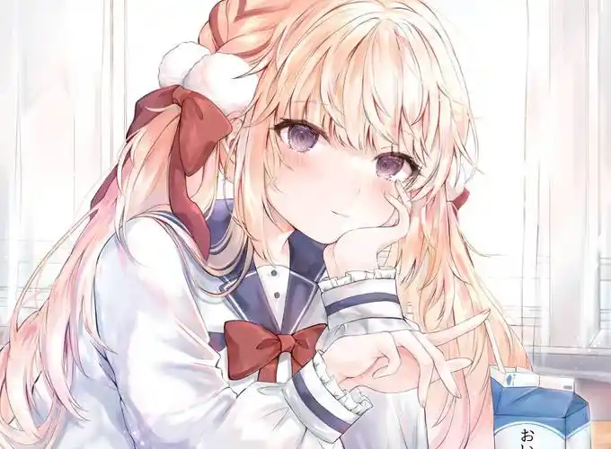 「手放下巴」壁纸特辑 -_思考_什么_状态