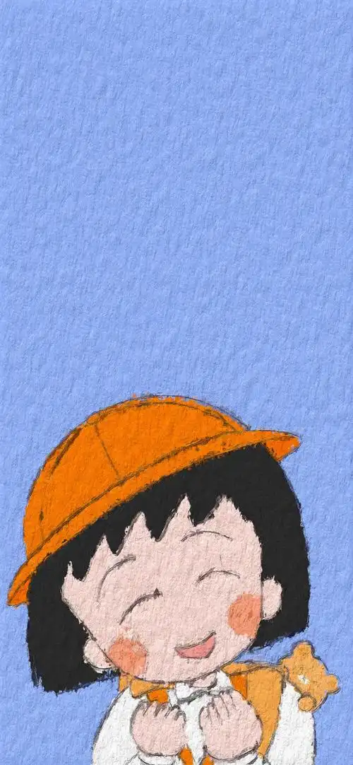 樱桃小丸子油画壁纸