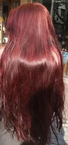 08好想染红色头发