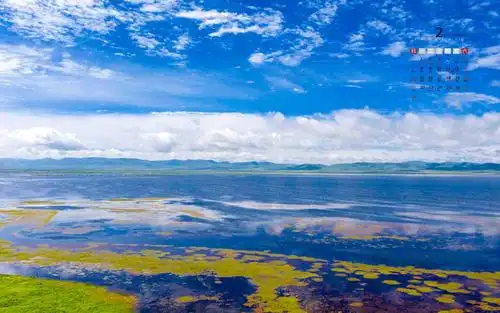 2021年2月迷人尕海湖自然风光日历,月历壁纸-回车桌面