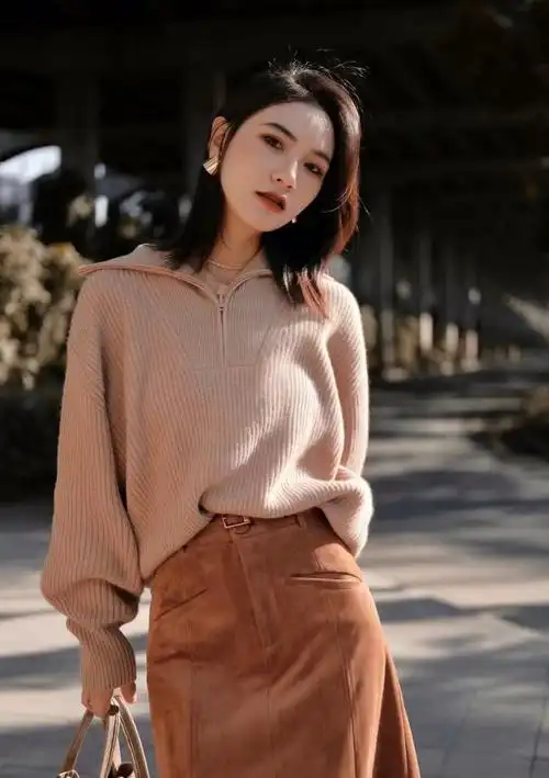 邻近色搭配出来的look有多时髦学时尚博主造型穿出高级感