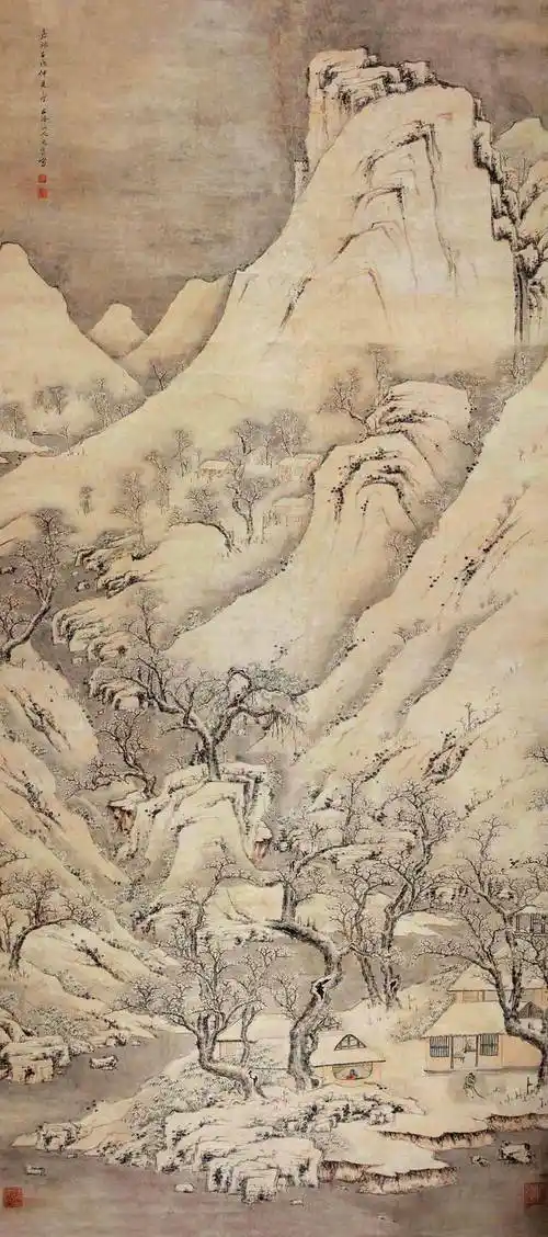 最美雪景|赏历代名家笔下的雪景画_王维