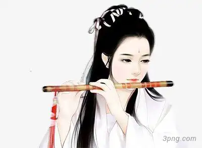 标签:吹奏吹奏笛子白色衣裙横笛白衣美人汉服古风美女古典美女古风