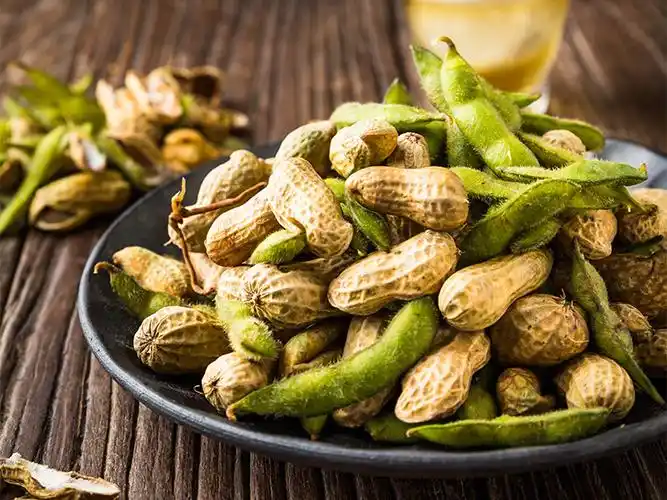 蔡家洼大货栈现刨鲜花生新鲜毛豆组合11农家自种营养搭配烧烤配菜食材