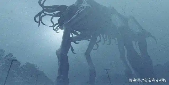 查看经典恐怖电影《迷雾》中来自行星x的怪物