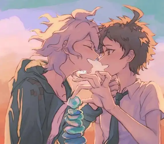 弹丸论破  #日向创  #生日快乐  #狛枝凪斗  图是p站的(我发现我筒後