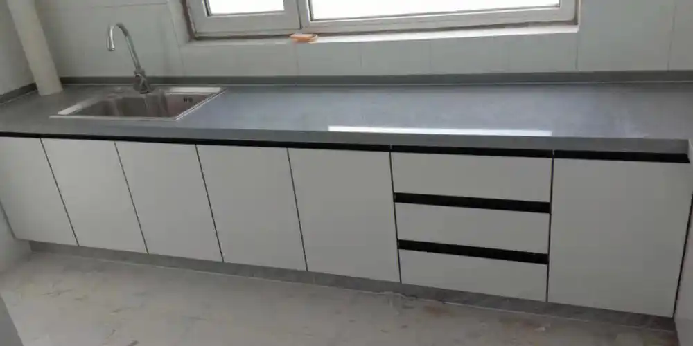 瓷砖柜体灶台石英石台面