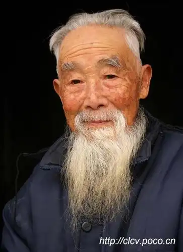 爷爷的胡子剪纸