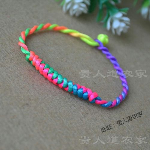 端午节红绳手链 五结红绳手链 手工编织打结 同心结 男女款手绳