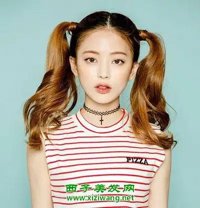 女生可爱双马尾编发发型图片双马尾编发这样扎最迷人