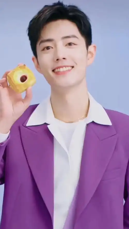 肖战笑的时候好治愈呀