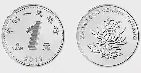 一元硬币正反面