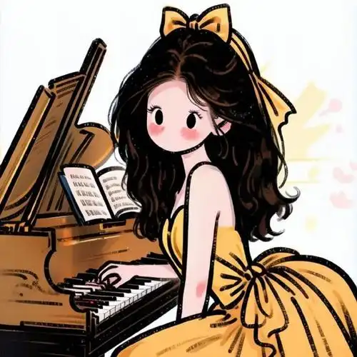 钢琴公主头像来咯～    #夏日次元盛典