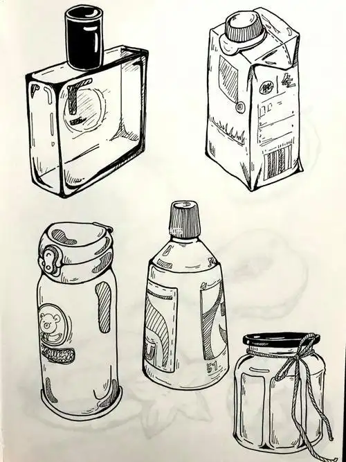 静物线描1简笔画生活用品简笔画教程文化绘画静物写生花简笔画看过该