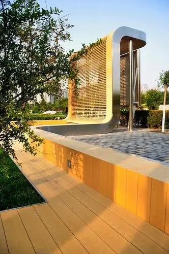 中学里过山车一样的休憩空间-景观设计-筑龙园林景观论坛