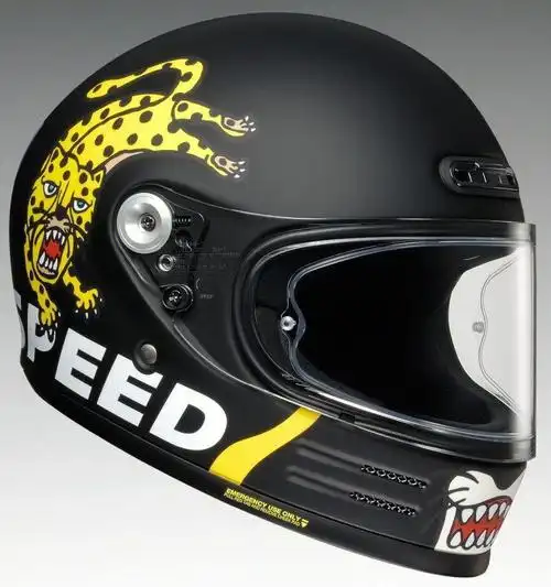 shoeiglamster限定复古摩托车头盔