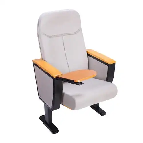 广东礼堂椅阶梯教室椅公共座椅会议室椅带小桌板世腾厂家