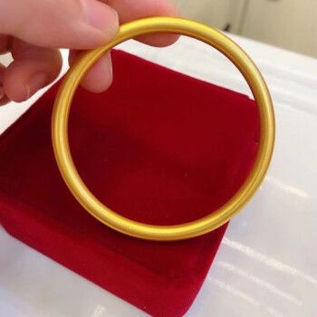 周六福款新款手镯女款麻花莲蓬手环3d硬古法传承镯子送礼 传承手镯6.