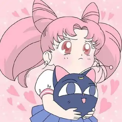 女生动漫头像超可爱粉色少女动漫头像