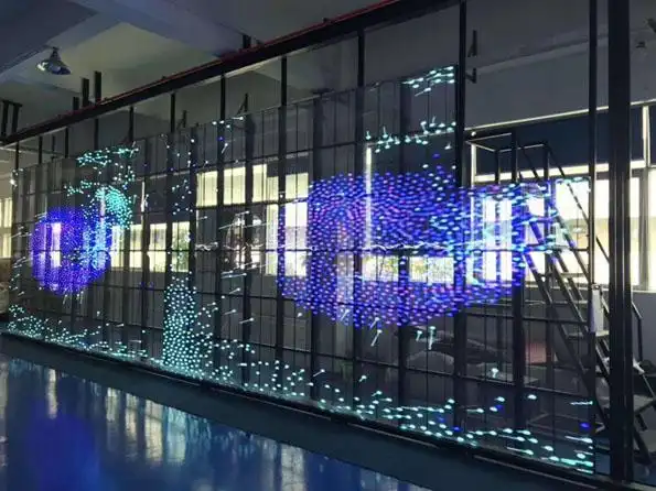 透明网格屏-山东丽晶光电集团有限公司