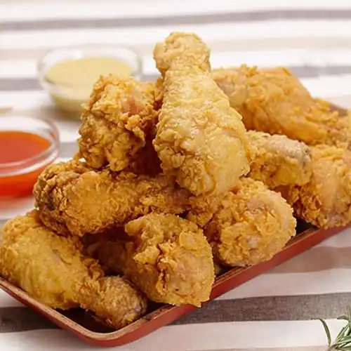 嫩滑鲜香,外皮酥脆的脆皮炸鸡腿,裹粉很重要,妈妈们一定要学会