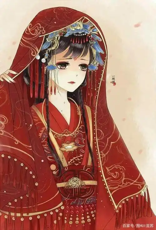 古风嫁衣美人壁纸