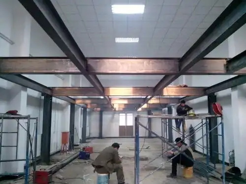 福州台江店面隔层店面钢结构混凝土隔层实例-福州倒水泥楼板楼梯