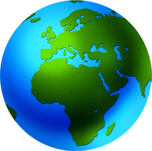 卡通地球仪图片