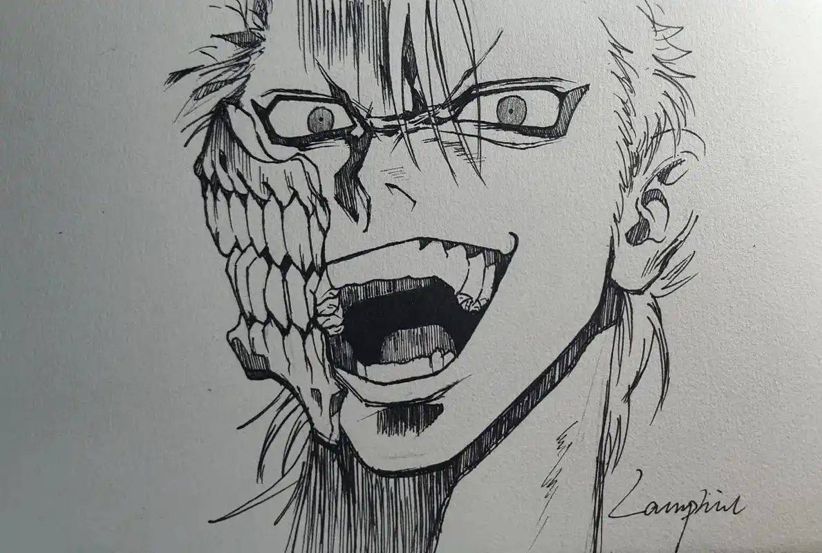 "死神""葛力姆乔"#手绘 #绘画 #临摹 #死神#葛力姆乔 - 抖音