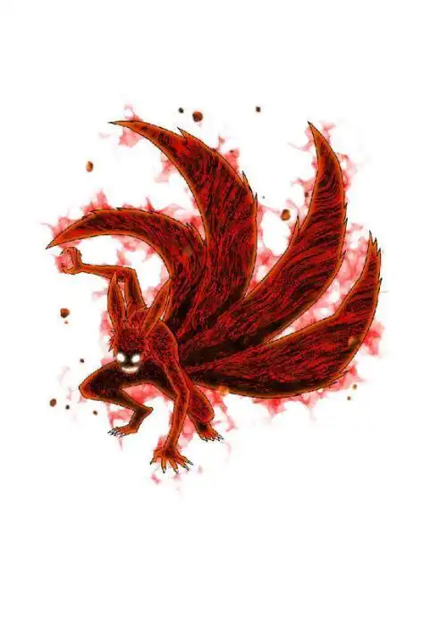 鸣人四尾化简笔画