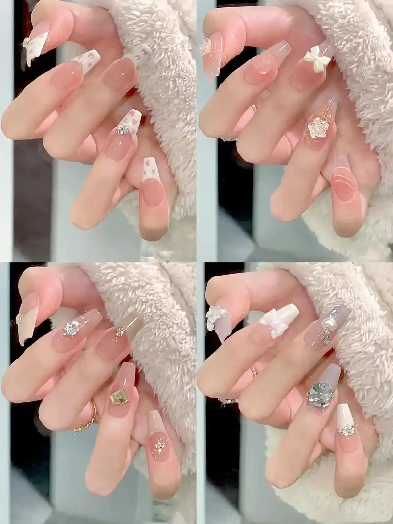 美甲比我先过春天 今日分享的美甲,真的太仙气了 - 抖音