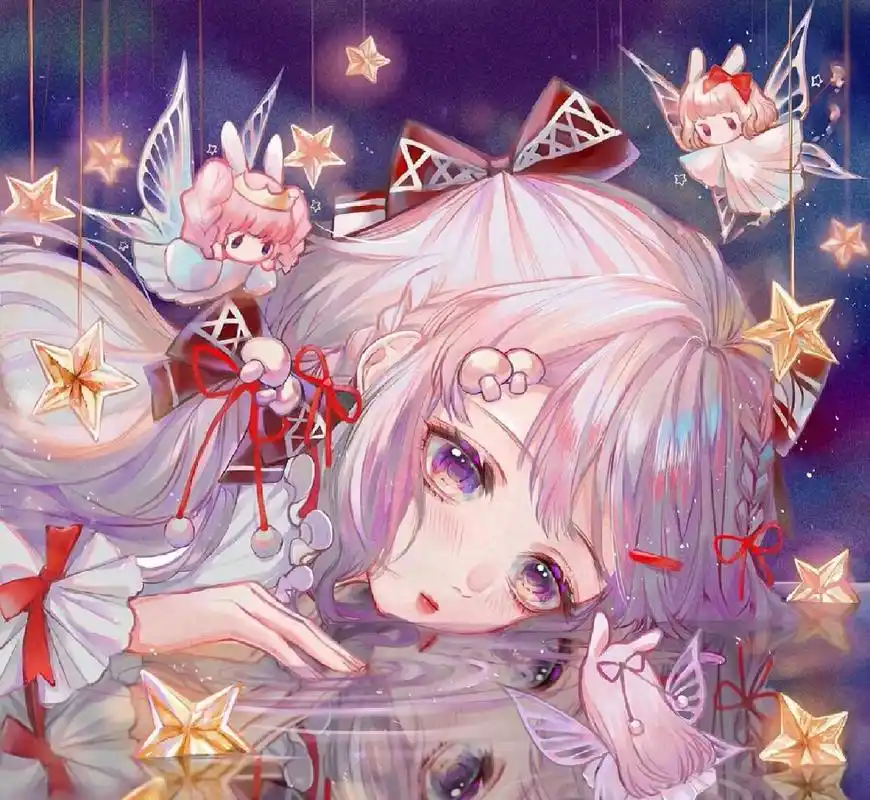 头像图片二次元女生 偶尔的回忆过去,让我觉得我的人生在退步.