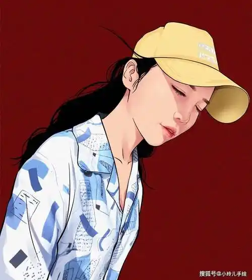 小玲儿手绘作品欣赏:高清头像女生和元气少女头像可爱作为当今社交