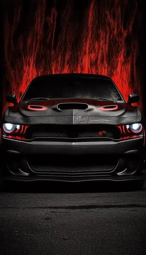 dream car #道奇地狱猫 #手机壁纸 #帅就完事了 - 抖音