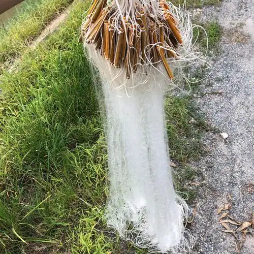 三层网木泡白条网黏网渔网鱼网2指到4指捕鱼网丝网挂网鲫鱼网拉网