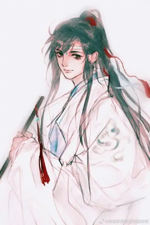 魔道祖师 爱极了你白衣的样子_动漫图片_我要个性网