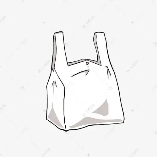 白色手提塑料袋剪贴画