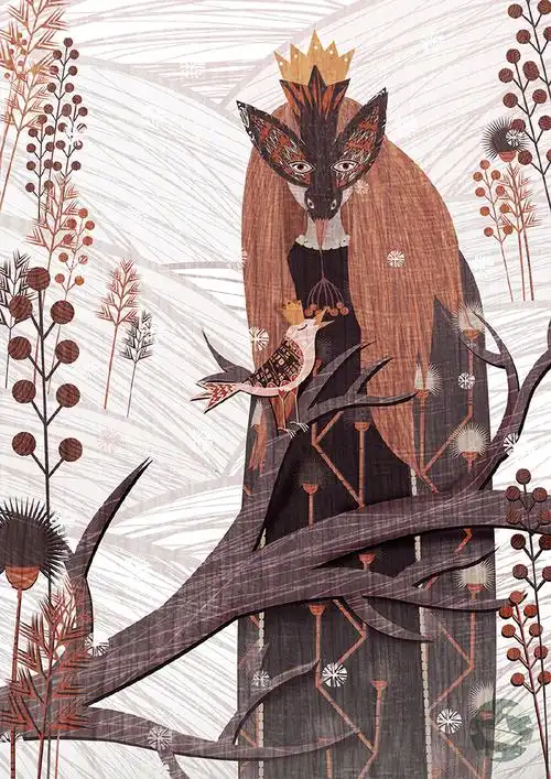 超现实主义画家插画欣赏,恬静画风插画作品