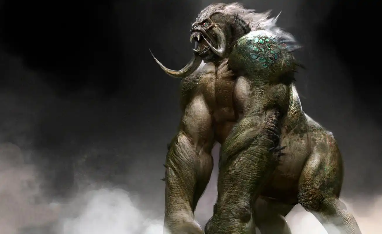 非常霸气的一组怪物设计插画作品!佩服画师们的想象力!