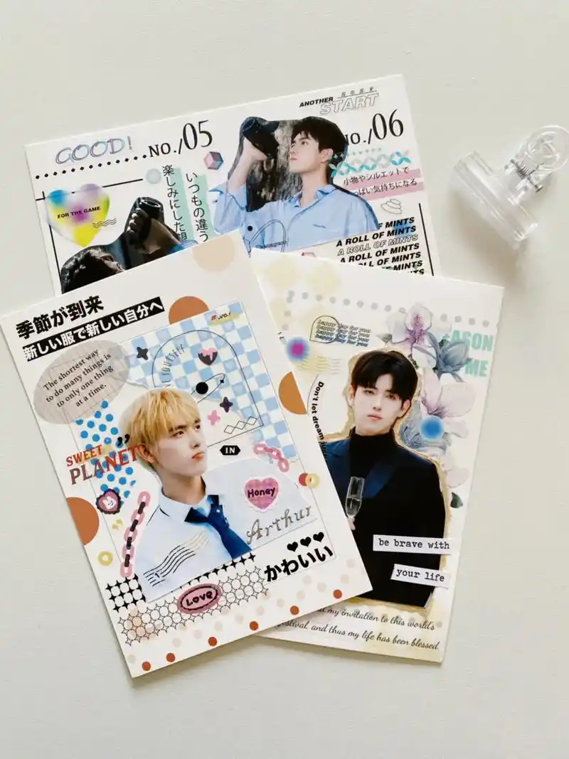 追星手帐～没有李峋的日子就靠手帐度过了.