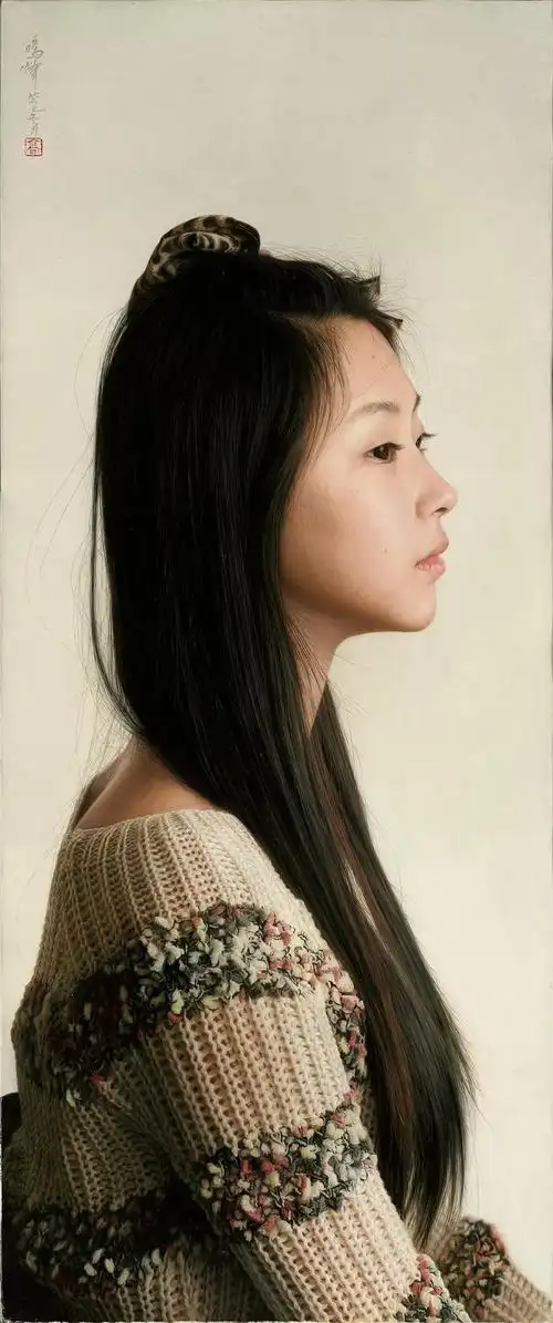 冷军的肖像画原来出自他之手这些超写实画家真心佩服