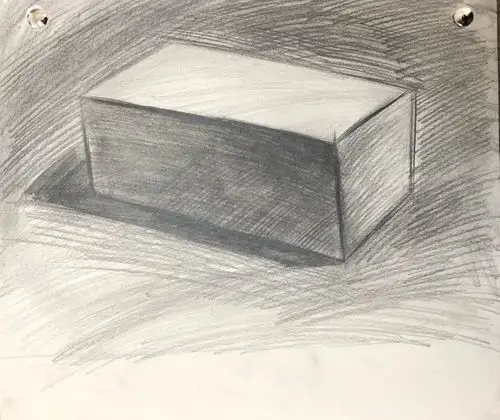 长方体要多注意观察近大远小的透视,物体的排线不错.