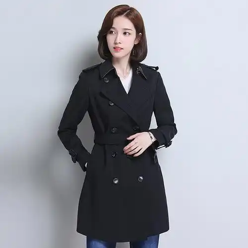 恒源祥春季款女士风衣春秋外套女宽松时尚上衣